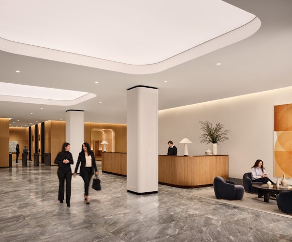 60 Broad Lobby Renovation Honored with Interior Design Magazine's Best of Year Award