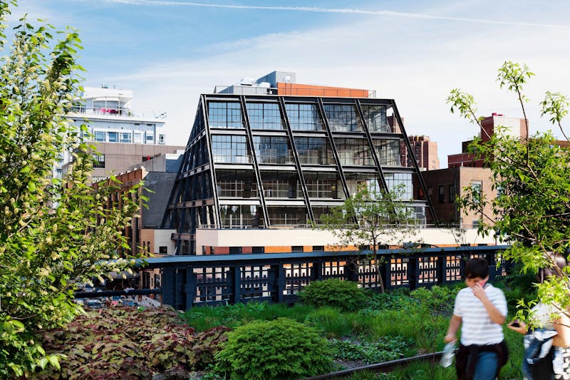 View of 837 Washington from the Highline in NYC