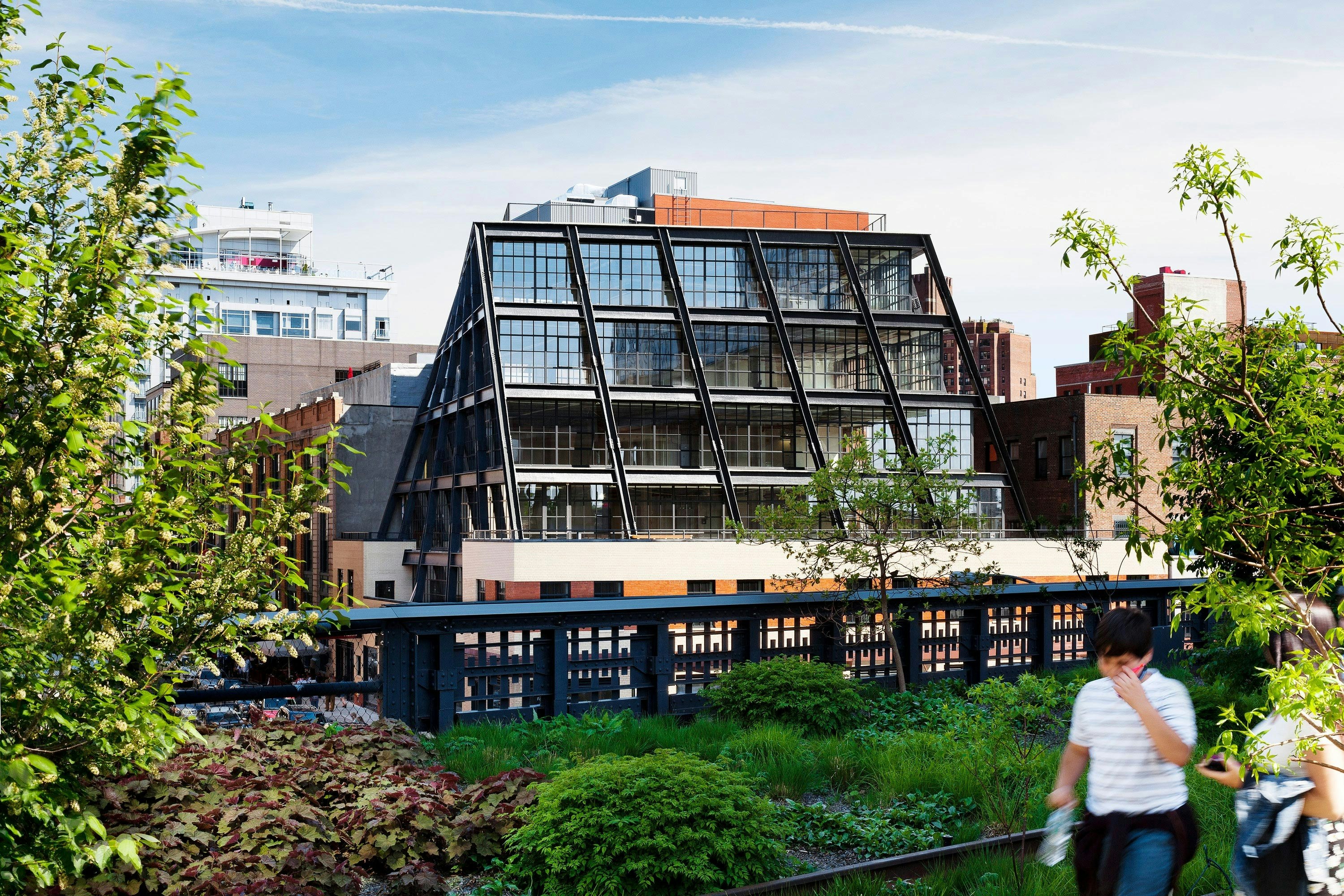 View of 837 Washington from the Highline in NYC