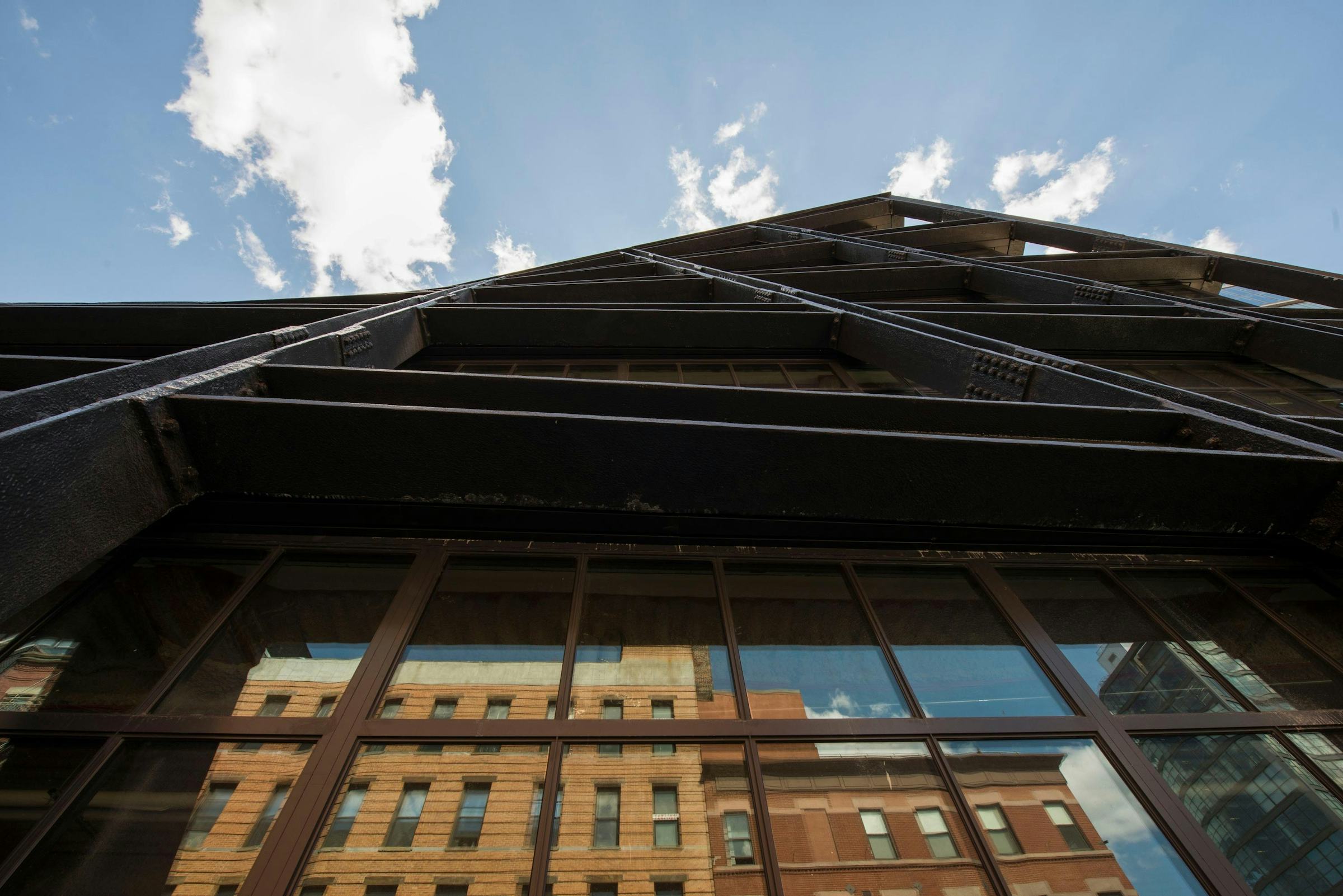 View of 837 Washington looking up