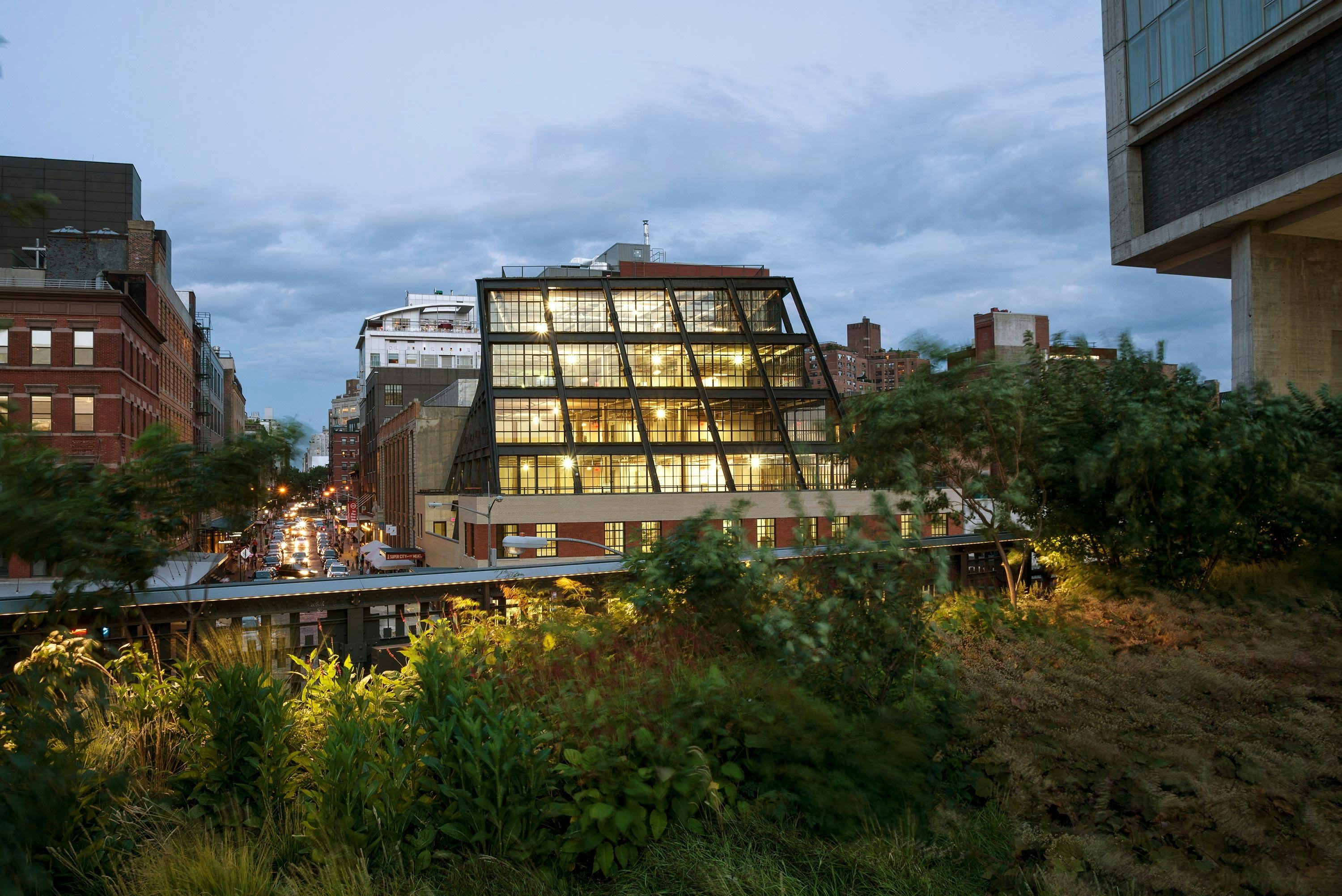 View of 837 Washington from the High Line