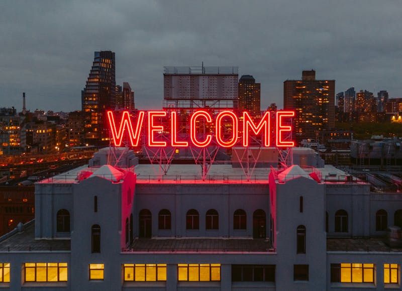 The WELCOME Sign
